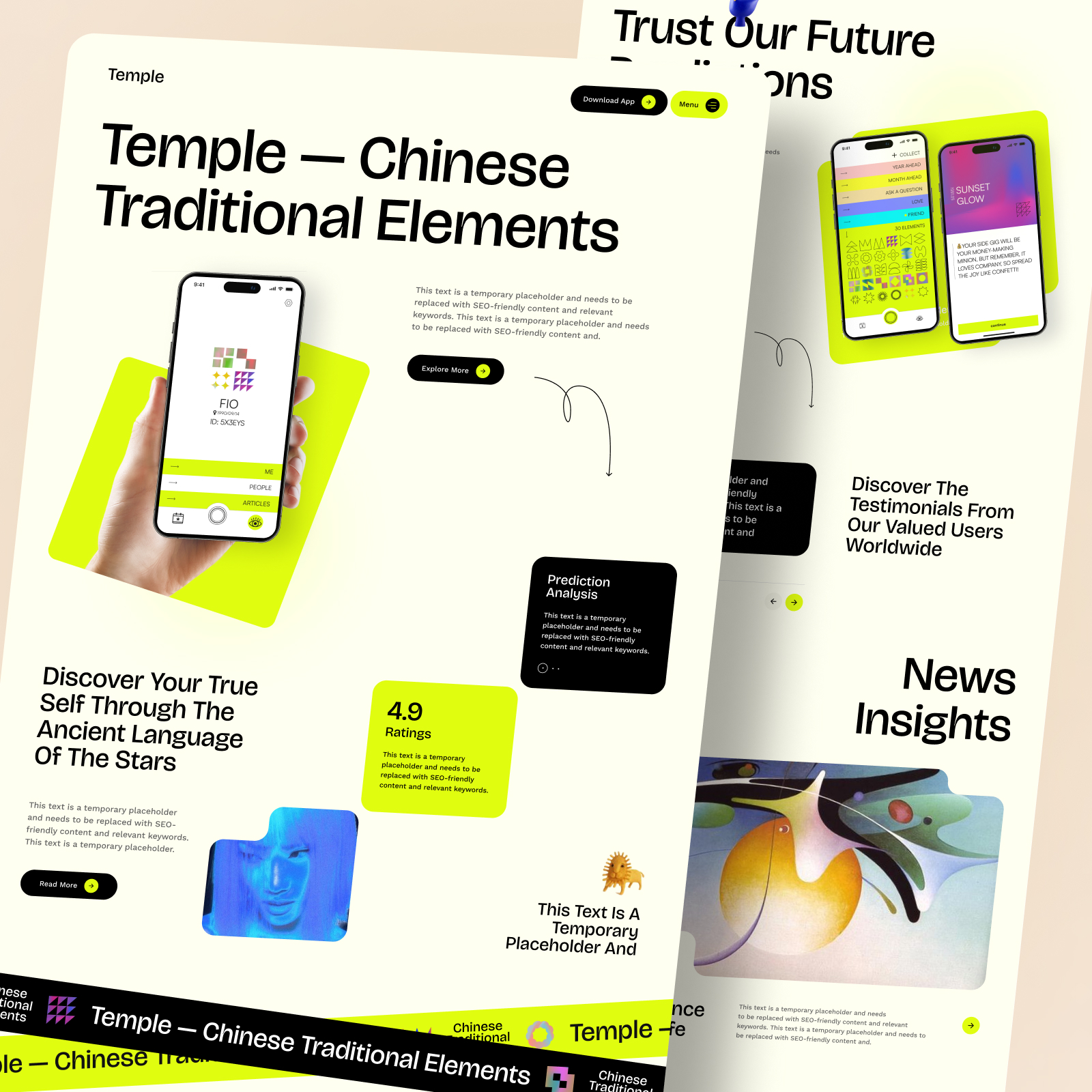 Temple — Chinese Traditional Elements